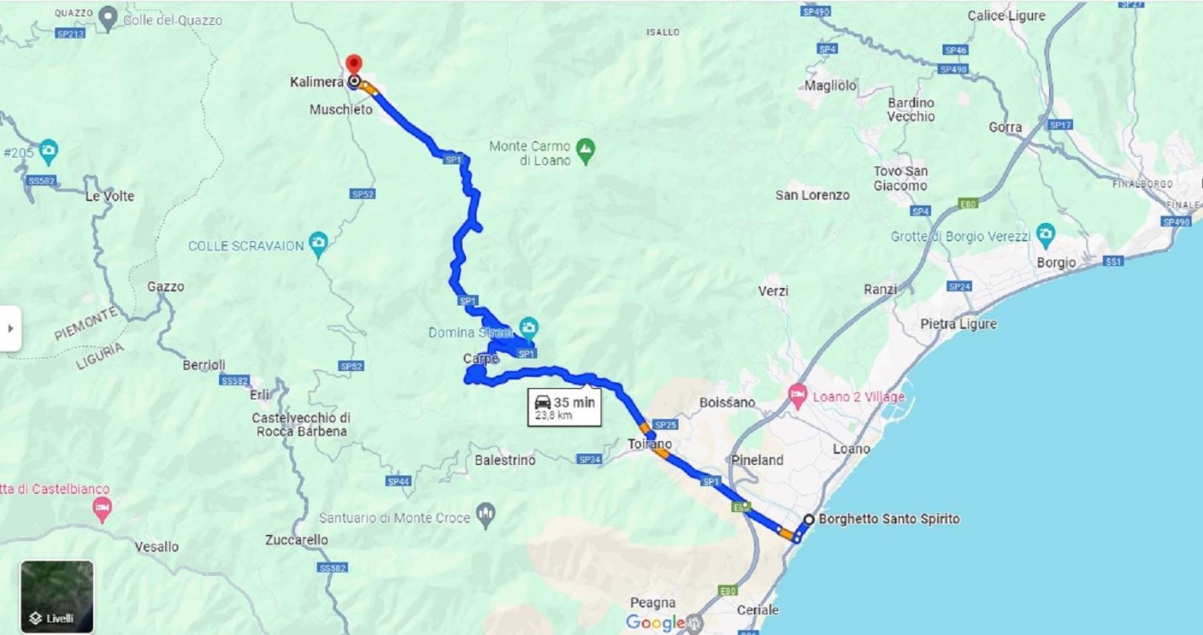 Kalimera Bardineto Zewnętrze zdjęcie